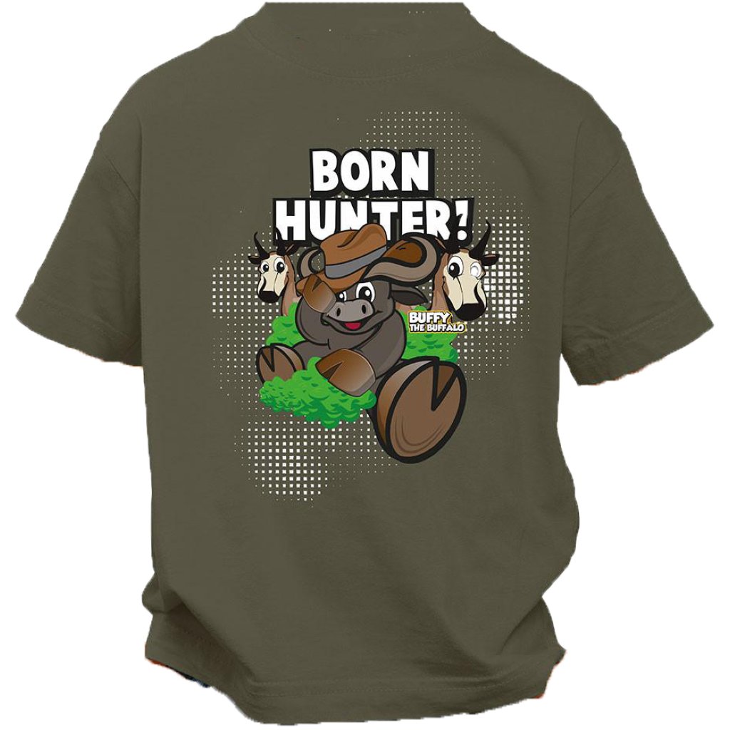 SNIPER T-SHIRT KIDZ BORN HUNTER OLIVE 4-5Y