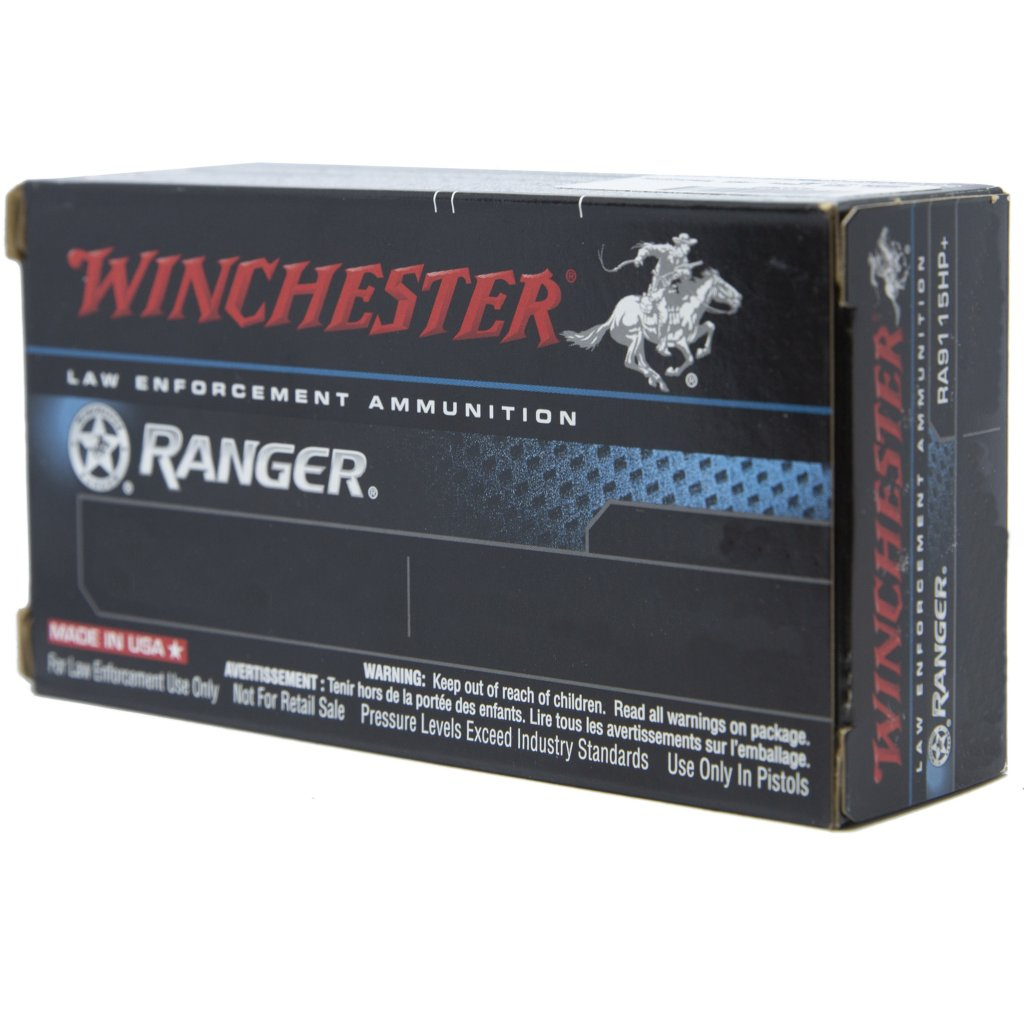 AMMO 45 ACP 230GR WINCHESTER +P JHP RANGER (50)