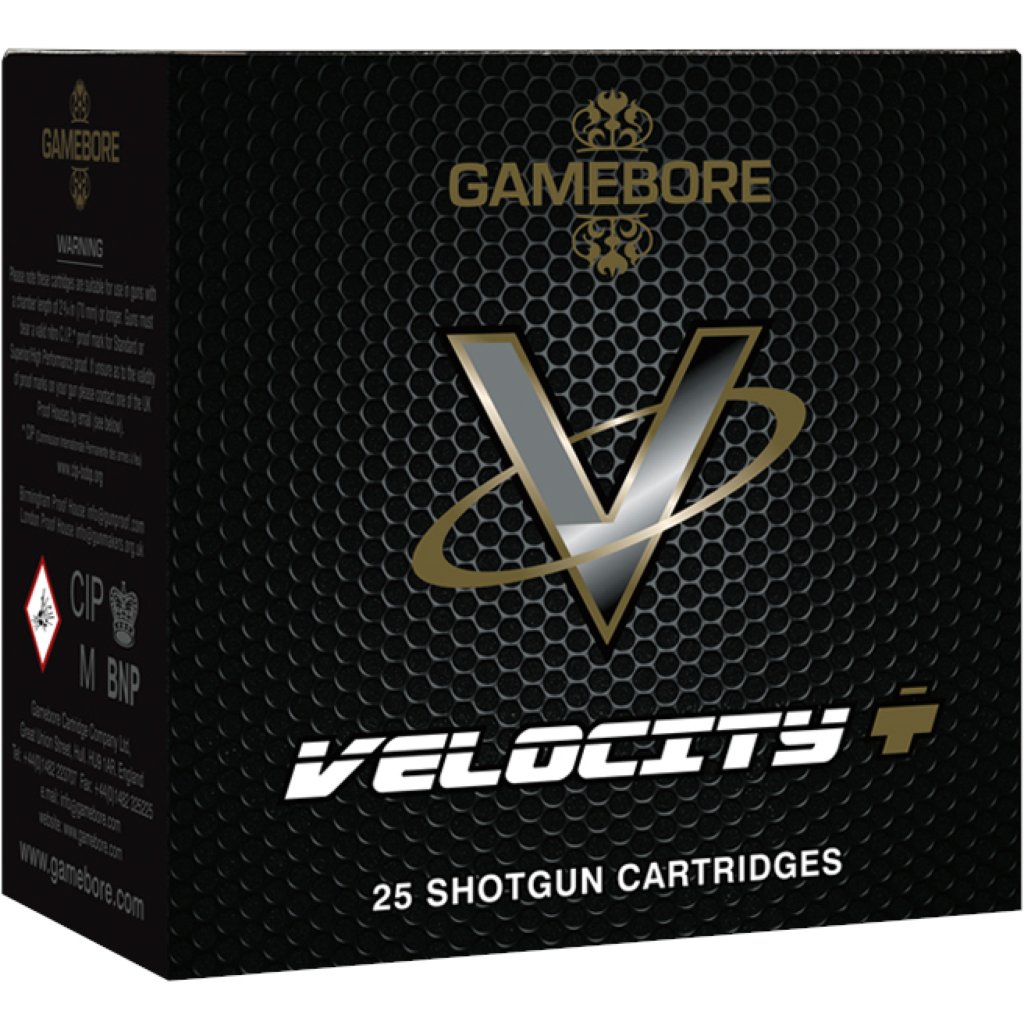 AMMO 12BR 7.5 (24GRAM) GAMEBORE VELOCITY PLUS (25)