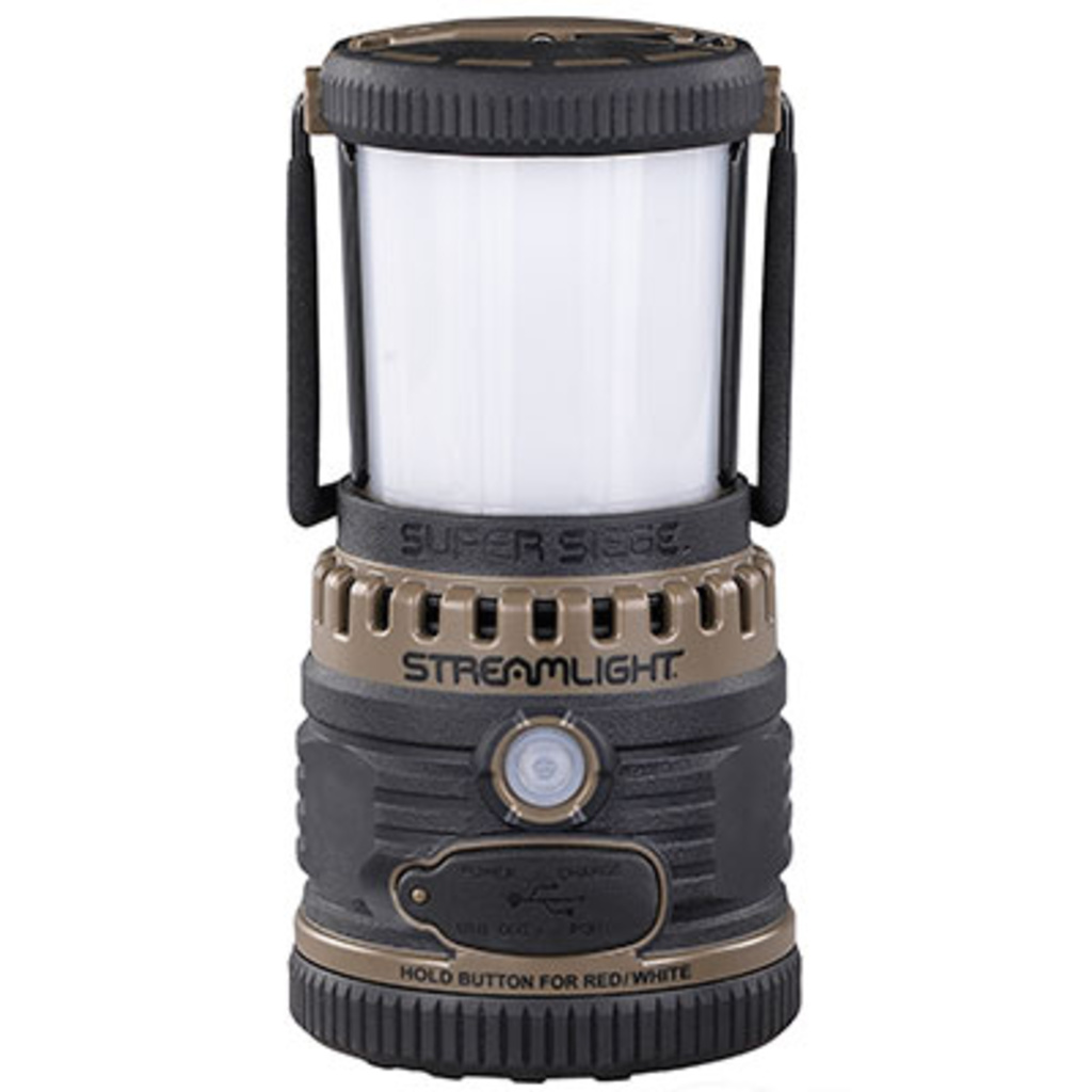 STREAMLIGHT LANTERN SUPER SIEGE RECHARGEABLE COYOTE