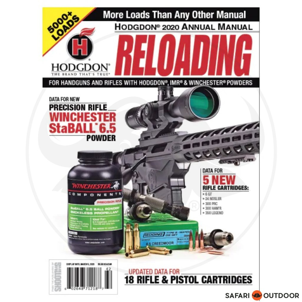 HODGDON ANNUAL RELOADING MANUAL