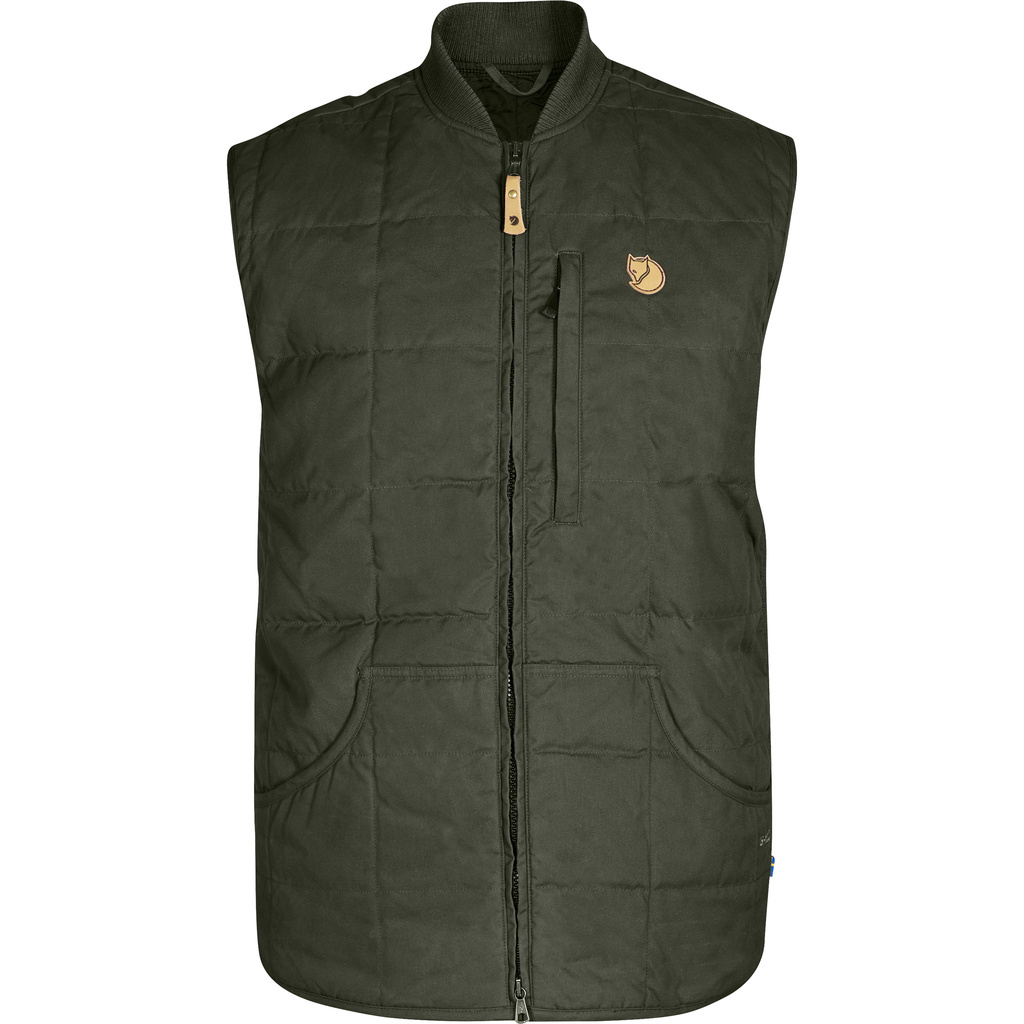 FJALLRAVEN VEST MEN GRIMSEY DEEP FOREST XL