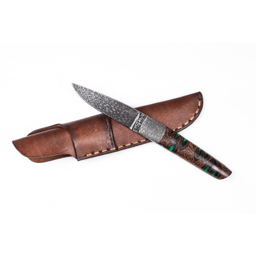 KNIFE PAUL ROODT DAMASCUS UTLITY BANXCIA SEED POD