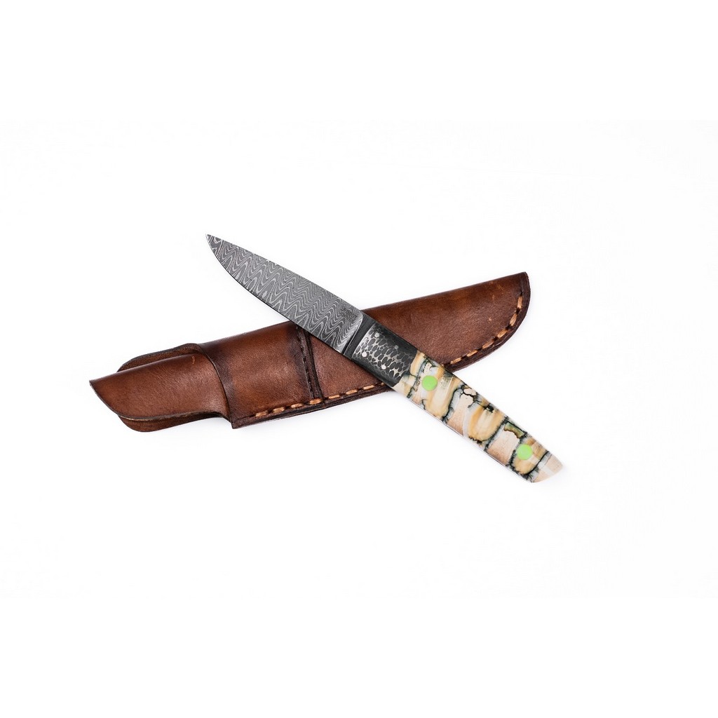 KNIFE PAUL ROODT DAMASCUS UTLITY ELEPHANT MOLAR